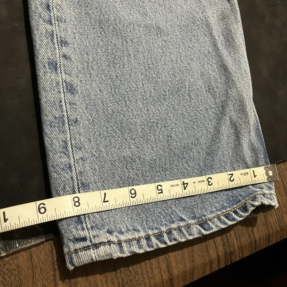 Vintage 501 Levi's Denim Jeans USA Made 36x30 Button Fly Levi Straight Leg 90s